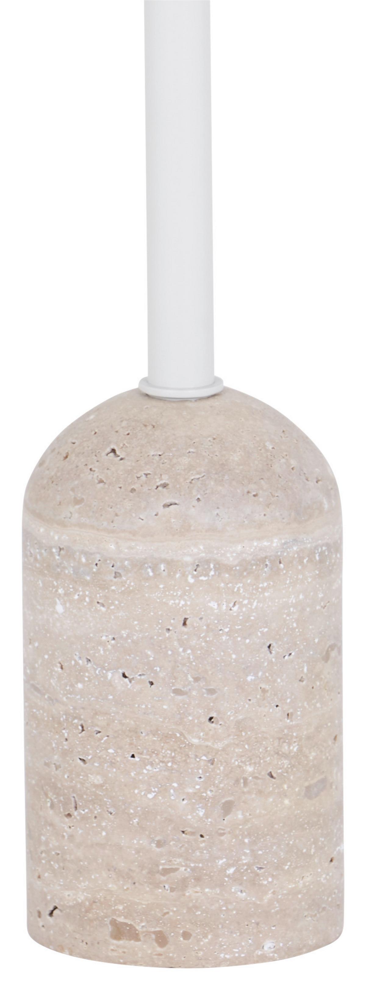 Beistelltisch Treviso Hellgrau - Hellgrau/Grau, Design, Stein/Metall (35/47/35cm) - Livetastic