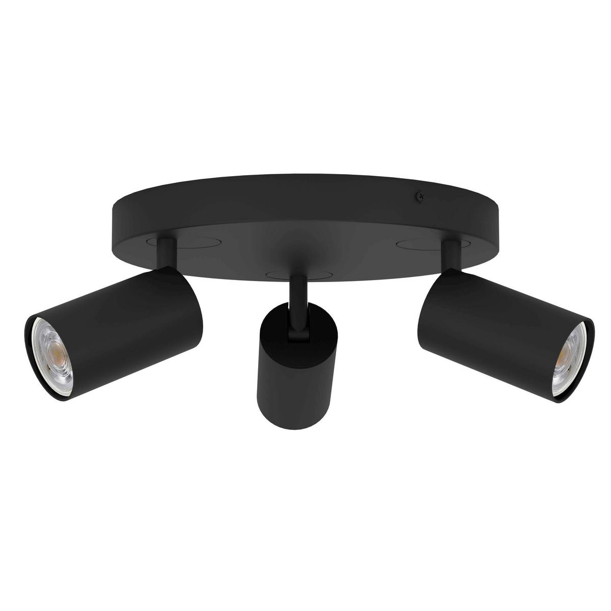 Deckenstrahler 900336* Telimbela-Z - Schwarz, Design, Metall (25/9,7cm) - Eglo