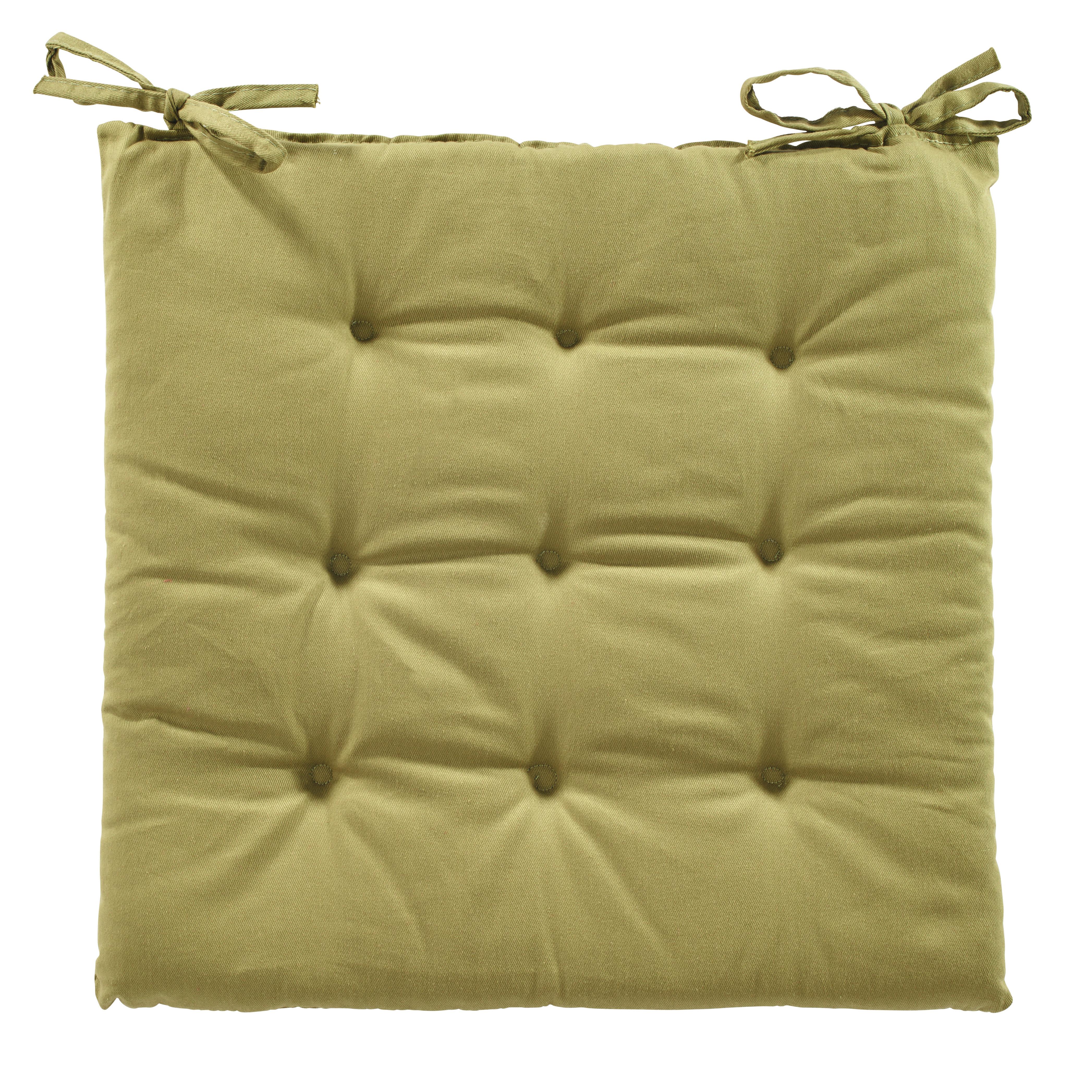 Poduška Na Sedenie Lola,  40/40/2cm, Zelená - zelená, textil (40/40/2cm) - Based