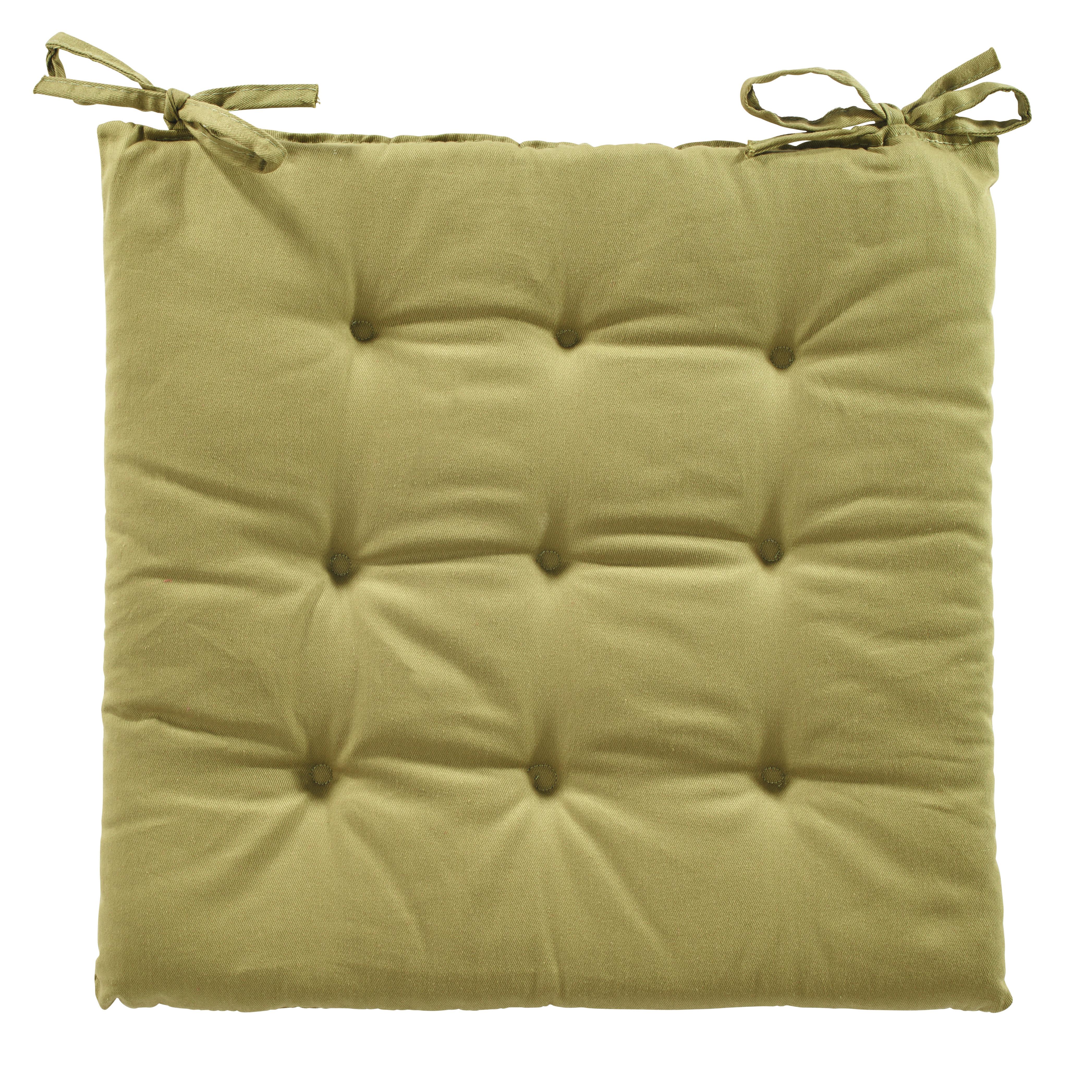 Poduška Na Sedenie Lola, 40/40/2cm, Zelená - zelená, textil (40/40/2cm) - Based