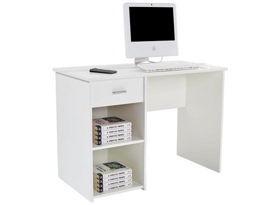 Schreibtisch Kubek 2 - Weiß, MODERN, Holzwerkstoff (110/75/50cm) Schreibtisch Kubek 2 - Weiß, MODERN, Holzwerkstoff (110/75/50cm)