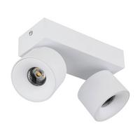 LED-Strahler 56961-2w Rae - Transparent/Weiß, Basics, Kunststoff/Metall (20.5/7.2/12cm) - Globo