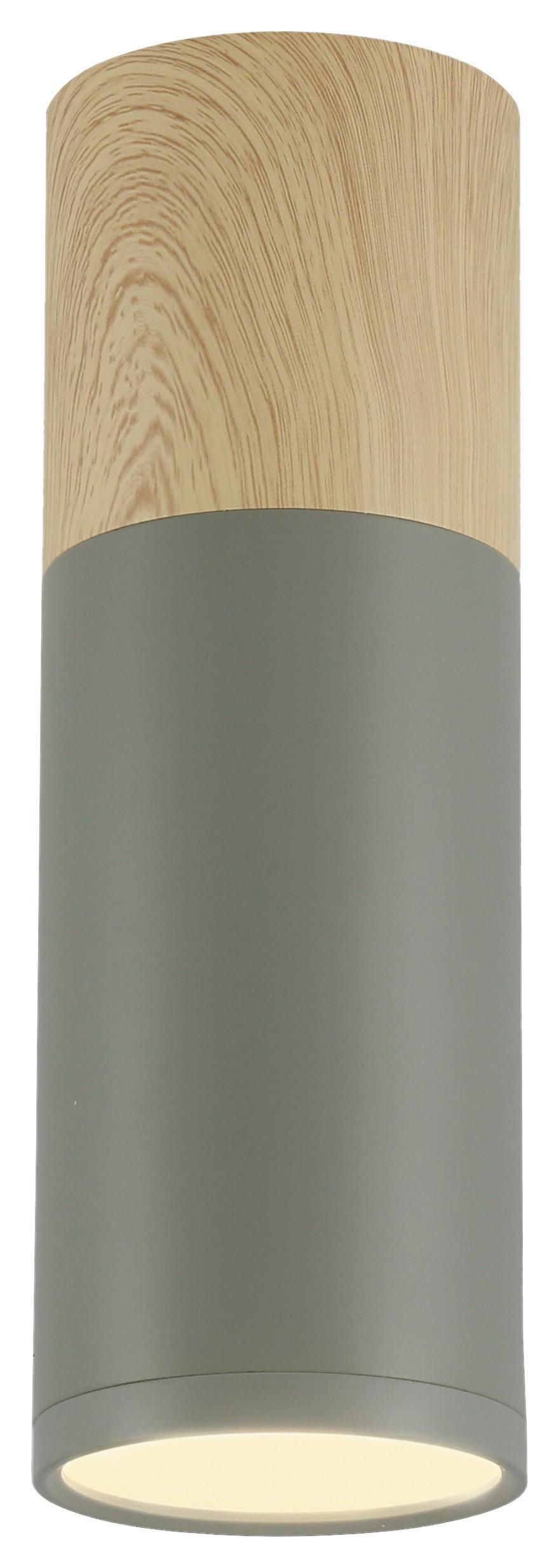 Deckenleuchte 2284286 Tuba - Grau, Natur, Metall (6.8/6.8/20cm)