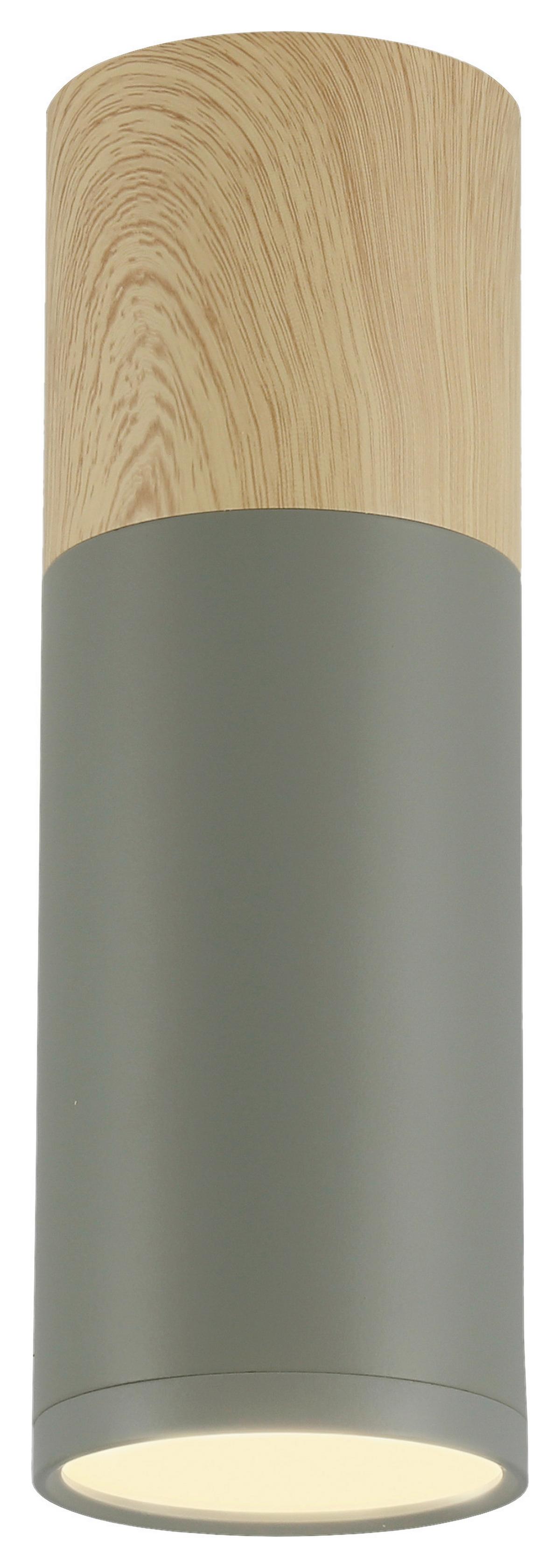 Deckenleuchte 2284286 Tuba - Grau, Natur, Metall (6.8/6.8/20cm)