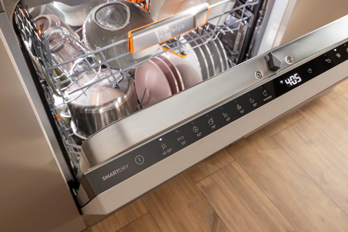 GESCHIRRSPÜLER Edelstahlfarben B: 59,8cm - Edelstahlfarben, Trend, Kunststoff/Metall (59,8/81,6/57,5cm) - Gorenje