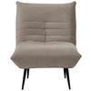 Sessel Jarvis Taupe Samt B: 75 Cm - Taupe/Schwarz, MODERN, Textil (75/92/87cm) - MID.YOU
