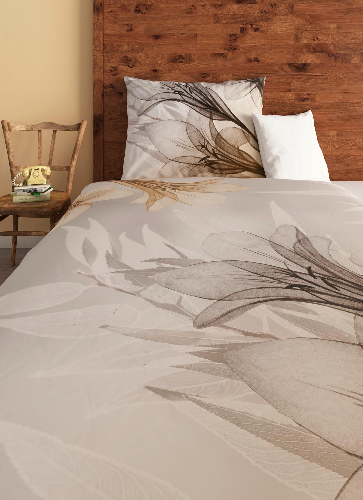 Kétoldalas Ágyneműhuzat Elisabeth - barna, Romantik / Landhaus, textil - James Wood