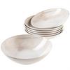 Salatset Ossia 7-Tlg. Geschirr Set - Beige, Basics, Keramik (35,5/36,5/31,5cm) - Mäser