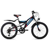 Kinderfahrrad 20 Zoll Mtb Fully Zodiac 668k 6 Gänge - Schwarz, Basics, Metall - KS Cycling