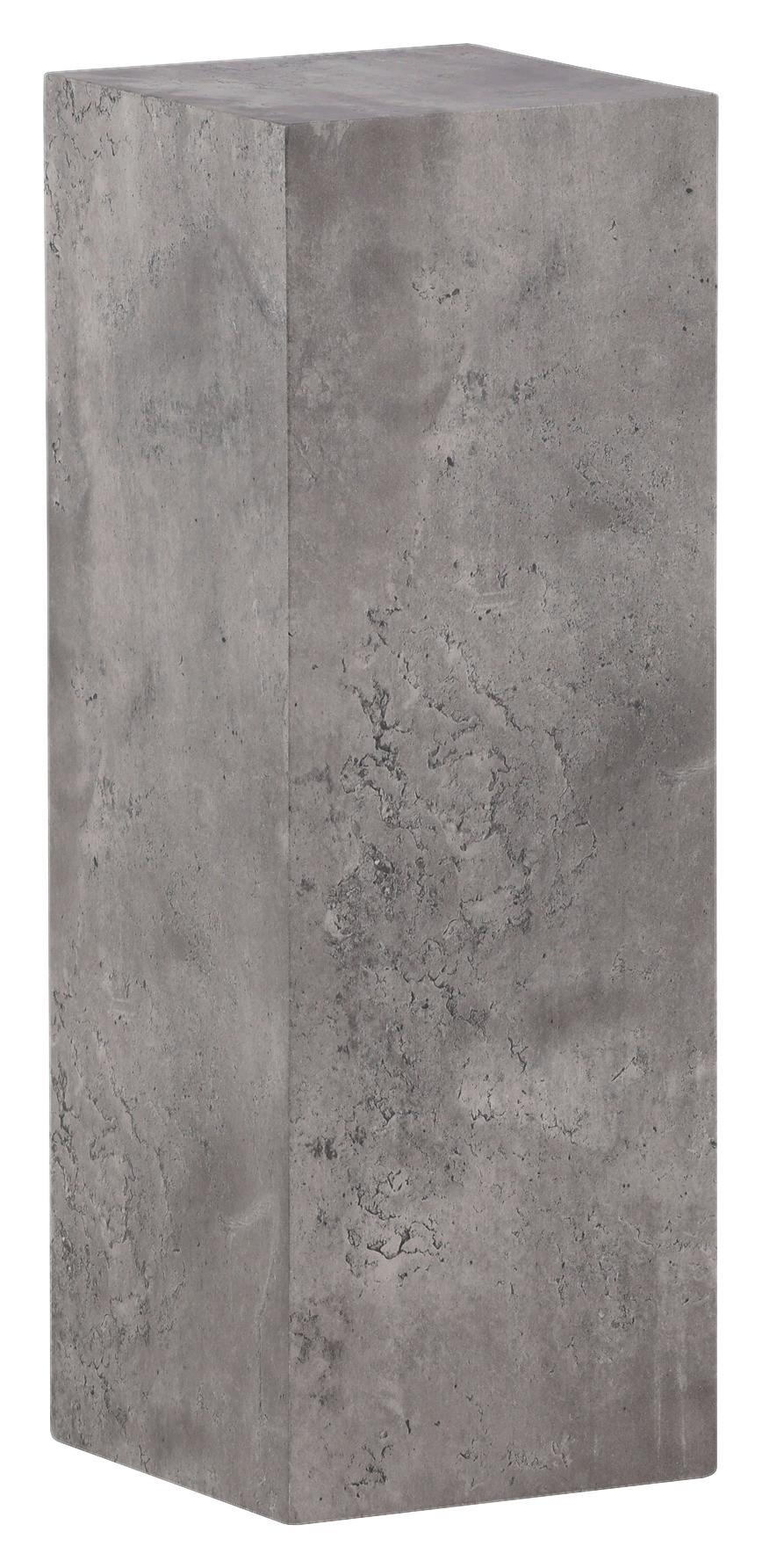 Beistelltisch Ramsvik - Grau, Design, Holz (23/23/65cm) - Livetastic