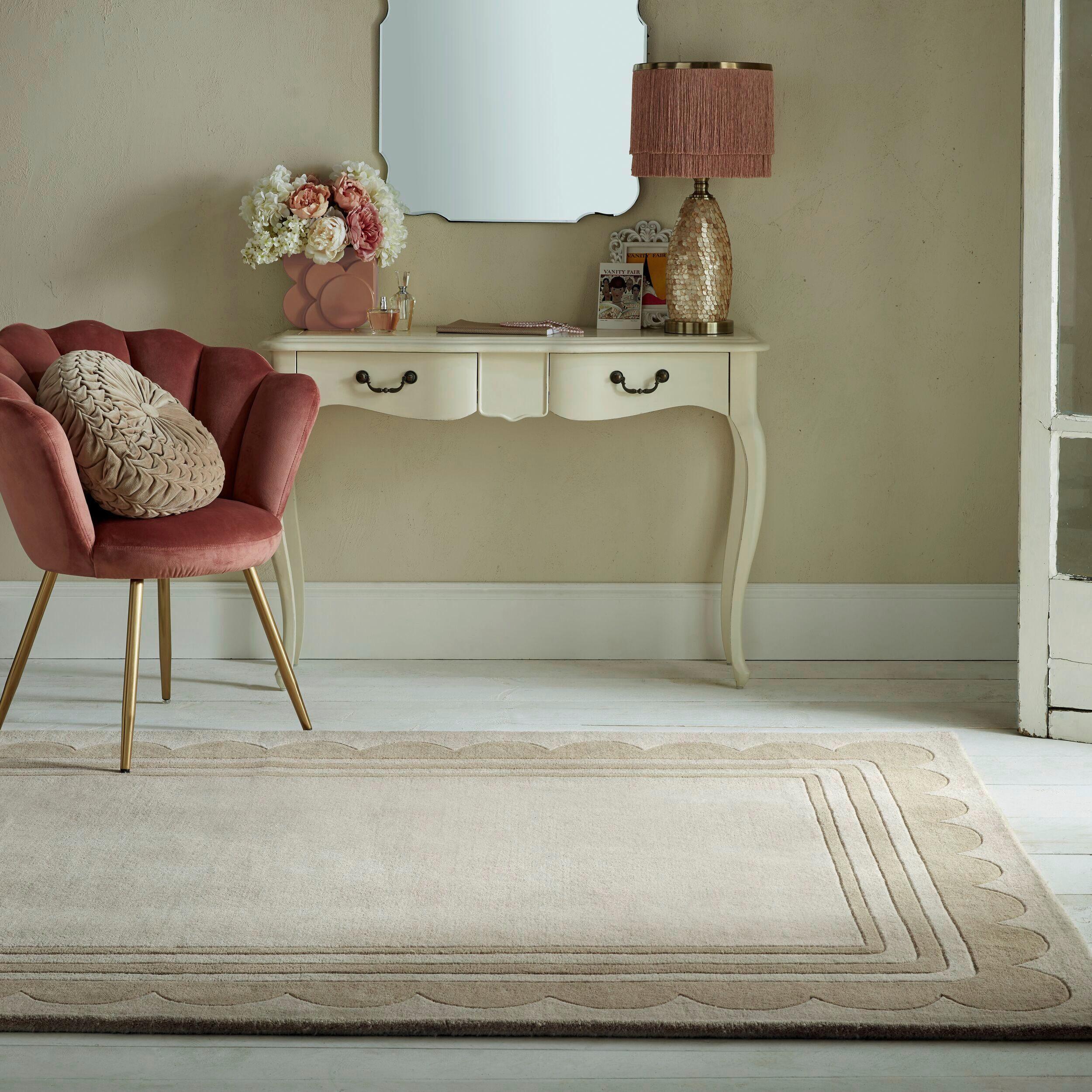 Wollteppich 503119373481 - Beige, Basics, Textil (120/170cm)