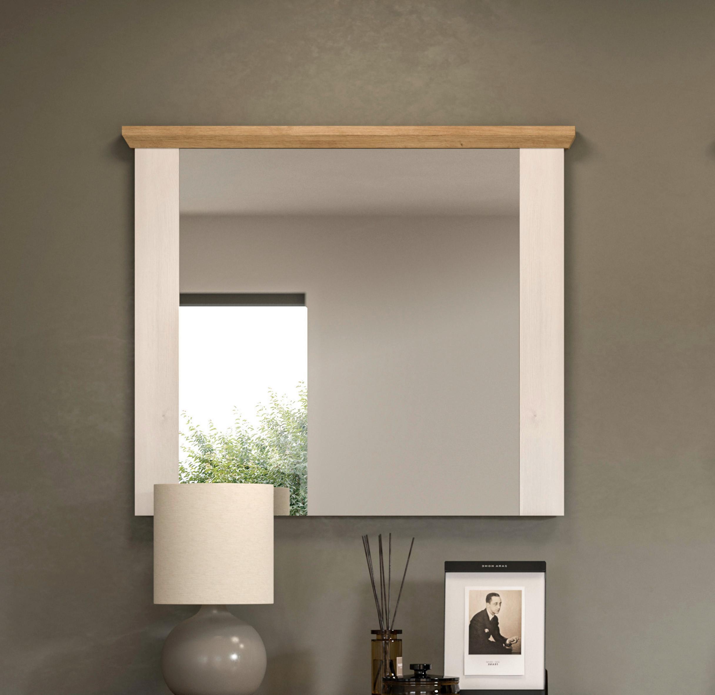 Wandspiegel Verona Lärche B: 78 cm - KONVENTIONELL, Holzwerkstoff (78/70/4cm) - MID.YOU