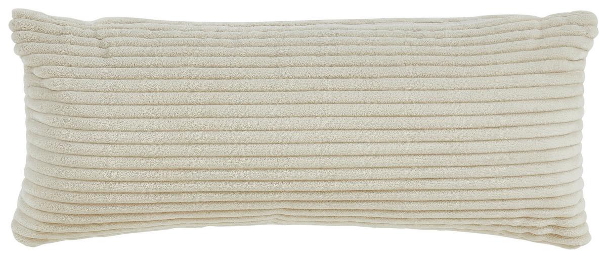 Ecksofa Pearl - Beige/Schwarz, Design, Textil (303/196cm) - Livetastic