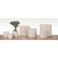 Kaspó Sesame - bézs, kerámia (19/17cm)