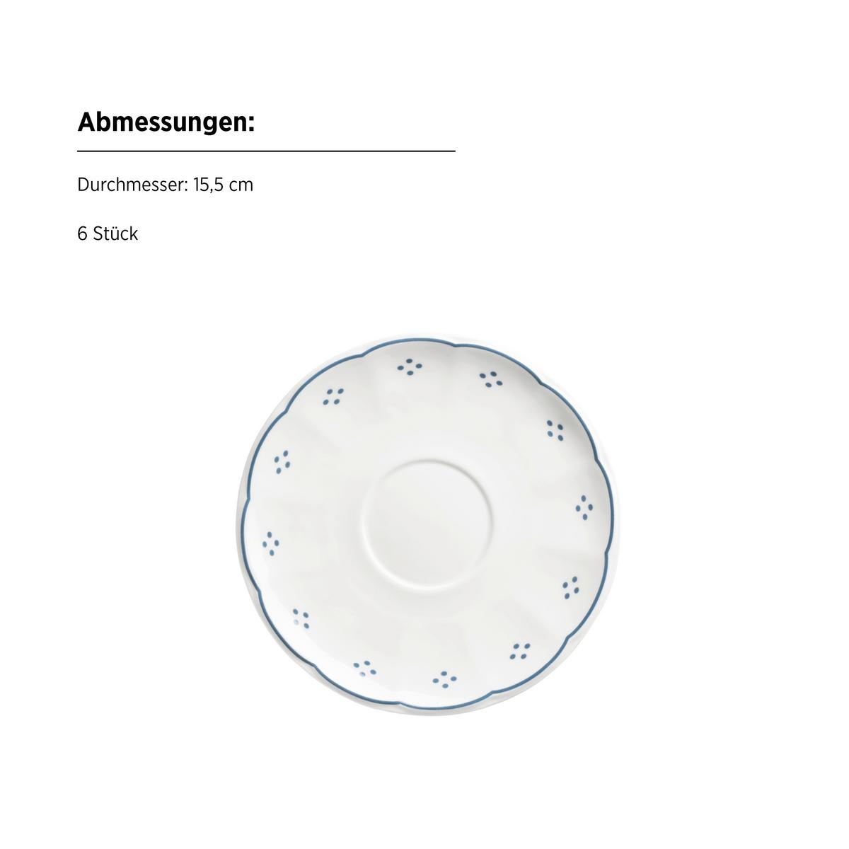 Kaffeeservice Keramik, Weiß, 18-teilig - Weiß, Basics, Keramik - Mäser