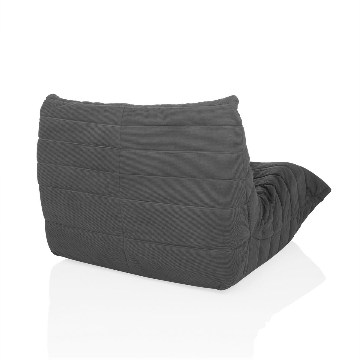 Loungesessel Sitzolo Grau B: 90 cm - Grau, MODERN, Textil (90/72/100cm) - MID.YOU