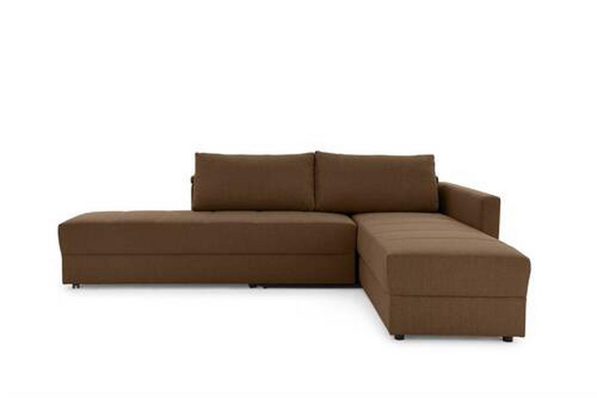 Ecksofa Looks IIi - Dunkelbraun/Schwarz, Design, Textil (229/287cm) - LOOKS by W.Joop
