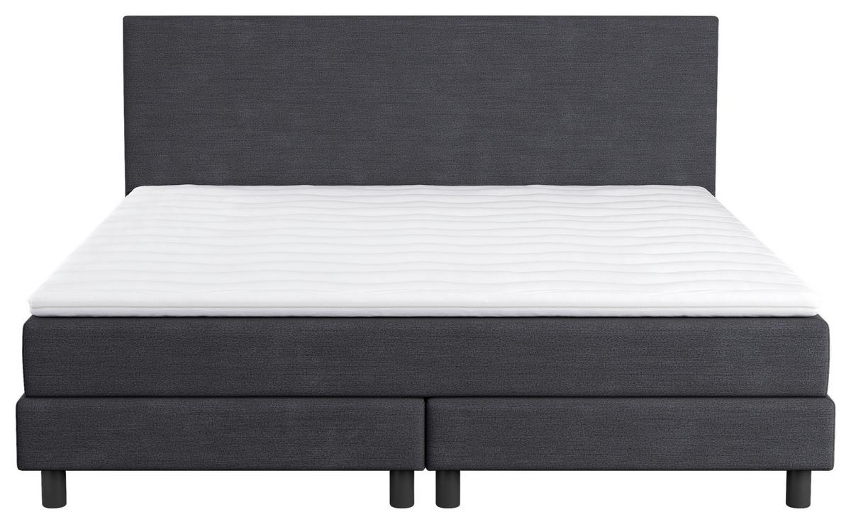 Box-ágy Andorra 160/200cm - sötétkék, Modern, faalapú anyag/textil (160/200cm) - MID.YOU