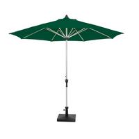 Sonnenschirm Acamp Acapole DM: 300cm Dunkelgrün - Platinfarben/Dunkelgrün, Basics, Textil/Metall (300cm) - Gardenson