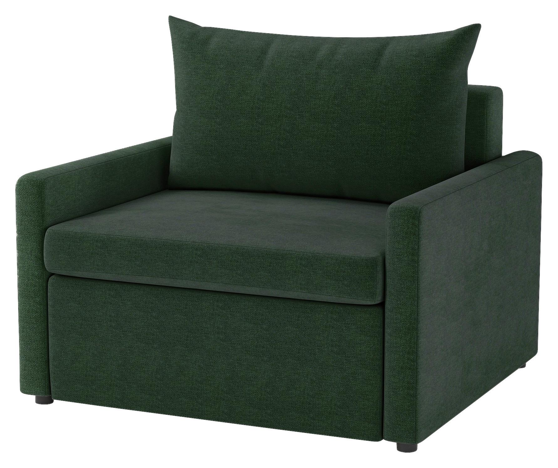 Schlafsessel Cologne Dunkelgrün B: 92cm - Dunkelgrün/Schwarz, Design, Textil (92/89/103cm) - MID.YOU