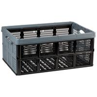 Skládací přepravka Benny, 32l - modrá/černá, Konvenční, plast (50/33/23cm)