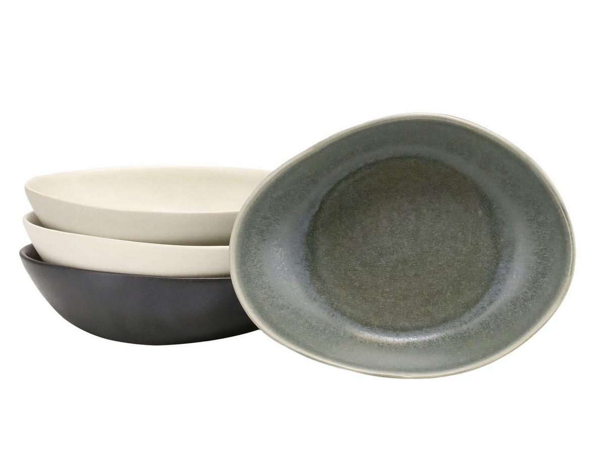 Müslischalenset Keramik Multicolor 4-Teilig - Multicolor, Basics, Keramik (20,5/16,5/5,2cm) - Creatable