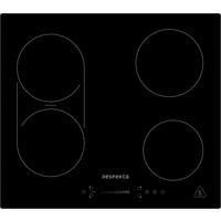 Induktionskochfeld Respekta Km6600ib-28 - Schwarz, Trend, Glas/Metall (59/6/52cm) - Respekta