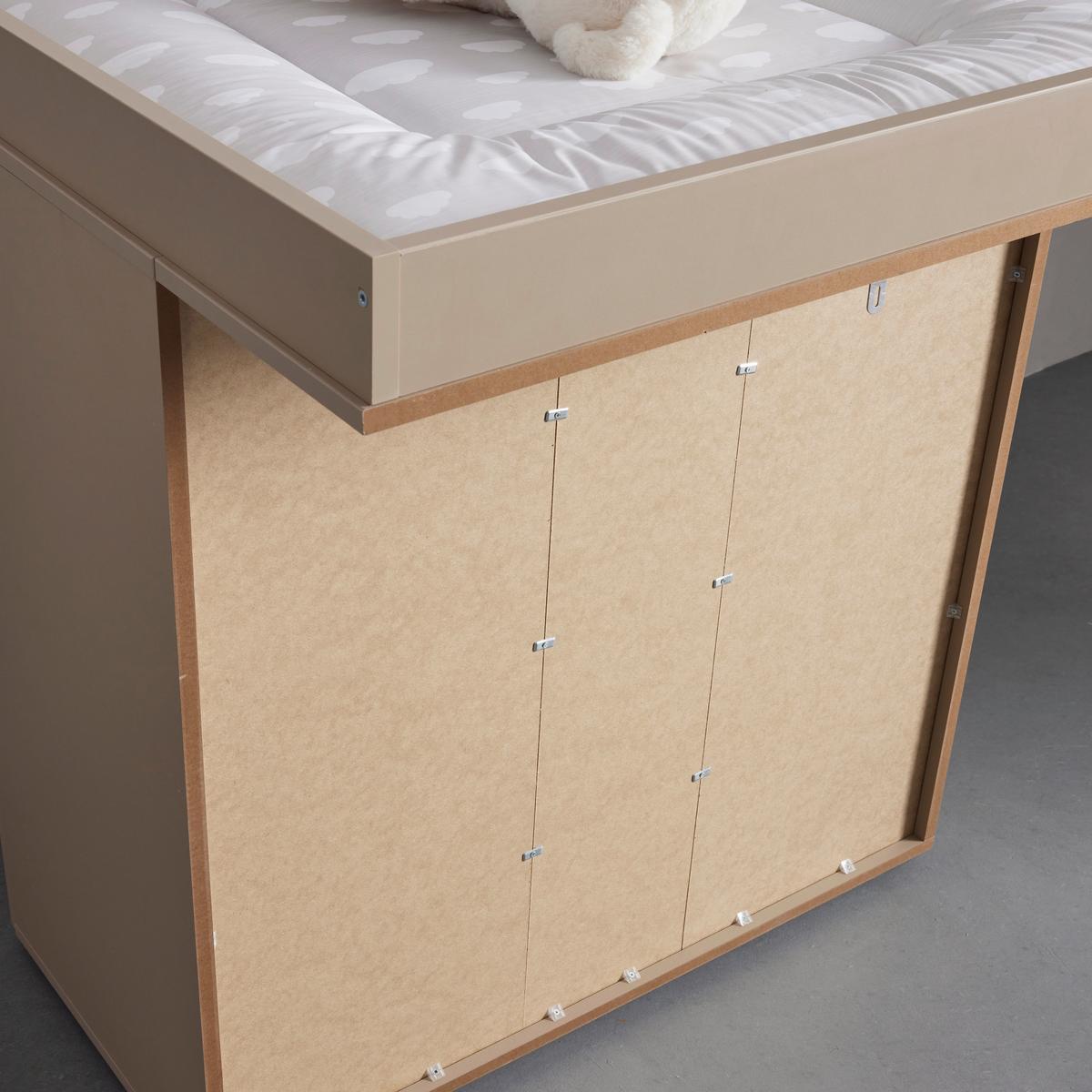 Pokoj pro miminko JULY - krémová/béžová, Moderní, kompozitní dřevo (311/190/144cm) - Bessagi Kids