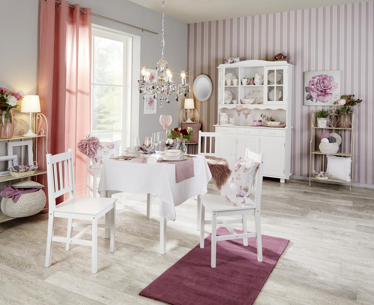 Kredenc SIENA 130 cm bílá - bílá, Lifestyle, dřevo (130/198/43cm) - MID.YOU
