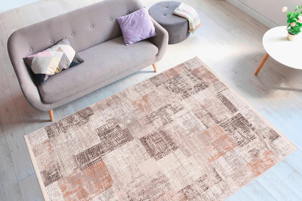 Webteppich Grau/Silberfarben Akropolis 200x300 cm - Silberfarben/Grau, Design, Textil (200/300cm) - Kayoom