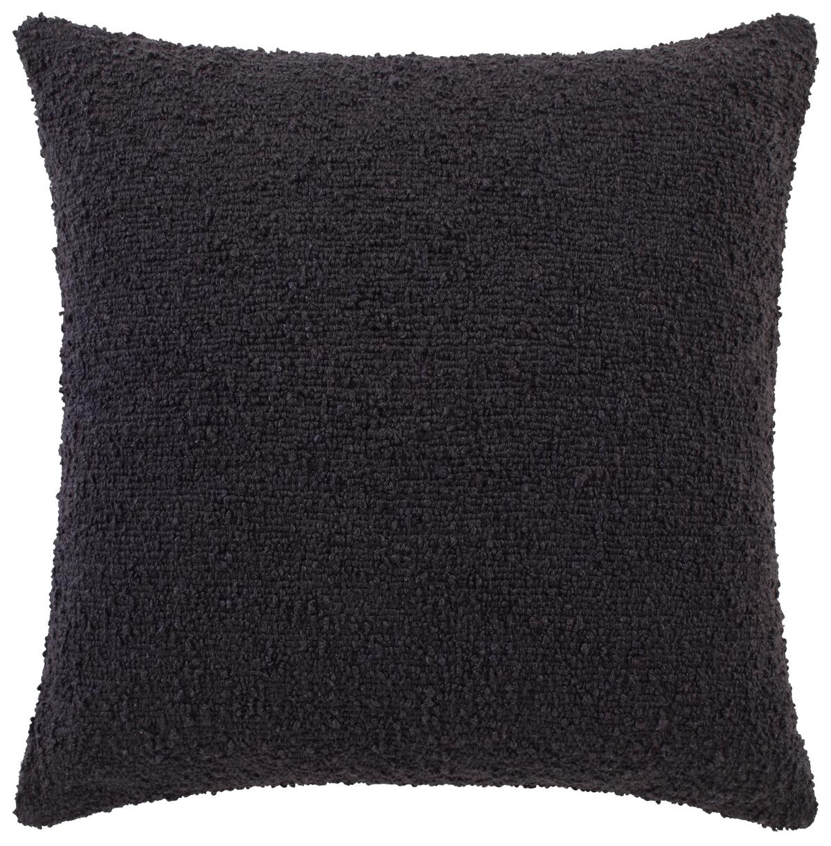 Dekorační polštář Boucle, 45/45cm, antracit - antracitová, Konvenční, textil (45/45cm) - Modern Living