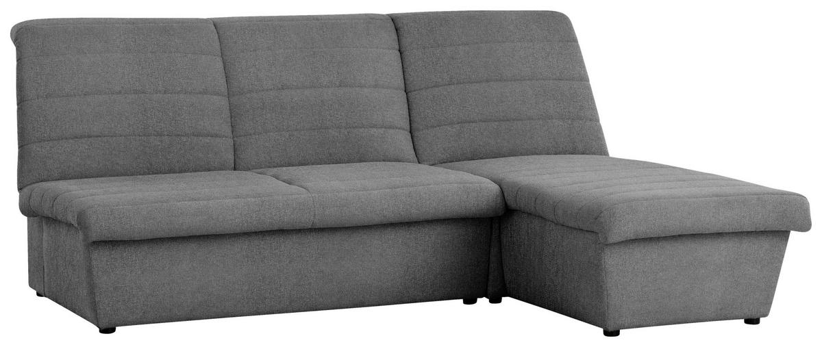 Ecksofa Looks Viii - Graubraun/Schwarz, Design, Textil (214/168cm) - LOOKS by W.Joop