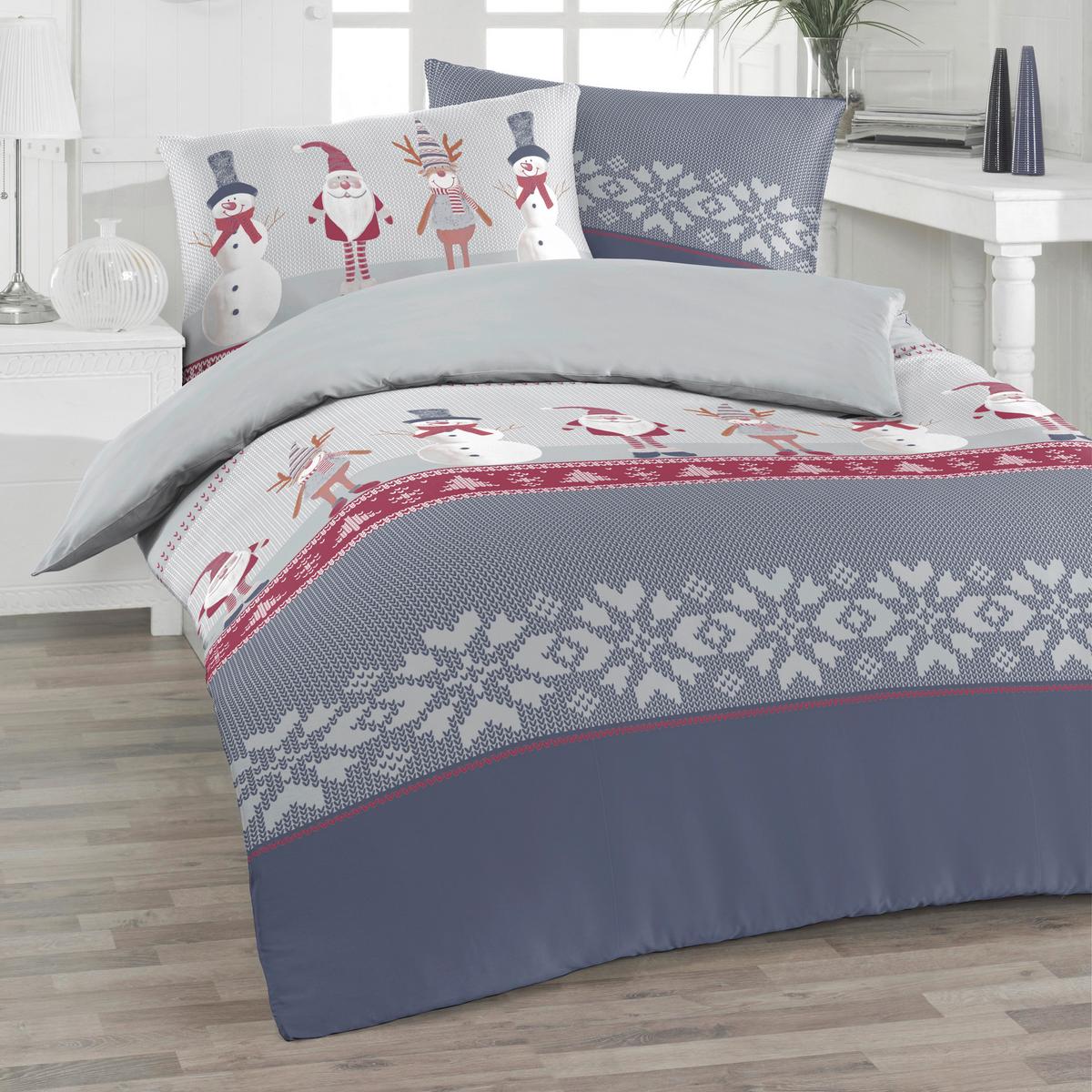 POSTEĽNÁ BIELIZEŇ F20R.005.MORITZ GRAU - sivá, Design, textil (140/200cm) - Florella