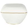 Hocker Contessa Beige/Goldfarben D: 60 cm - Beige/Goldfarben, Design, Textil (60/42,5cm) - Kayoom