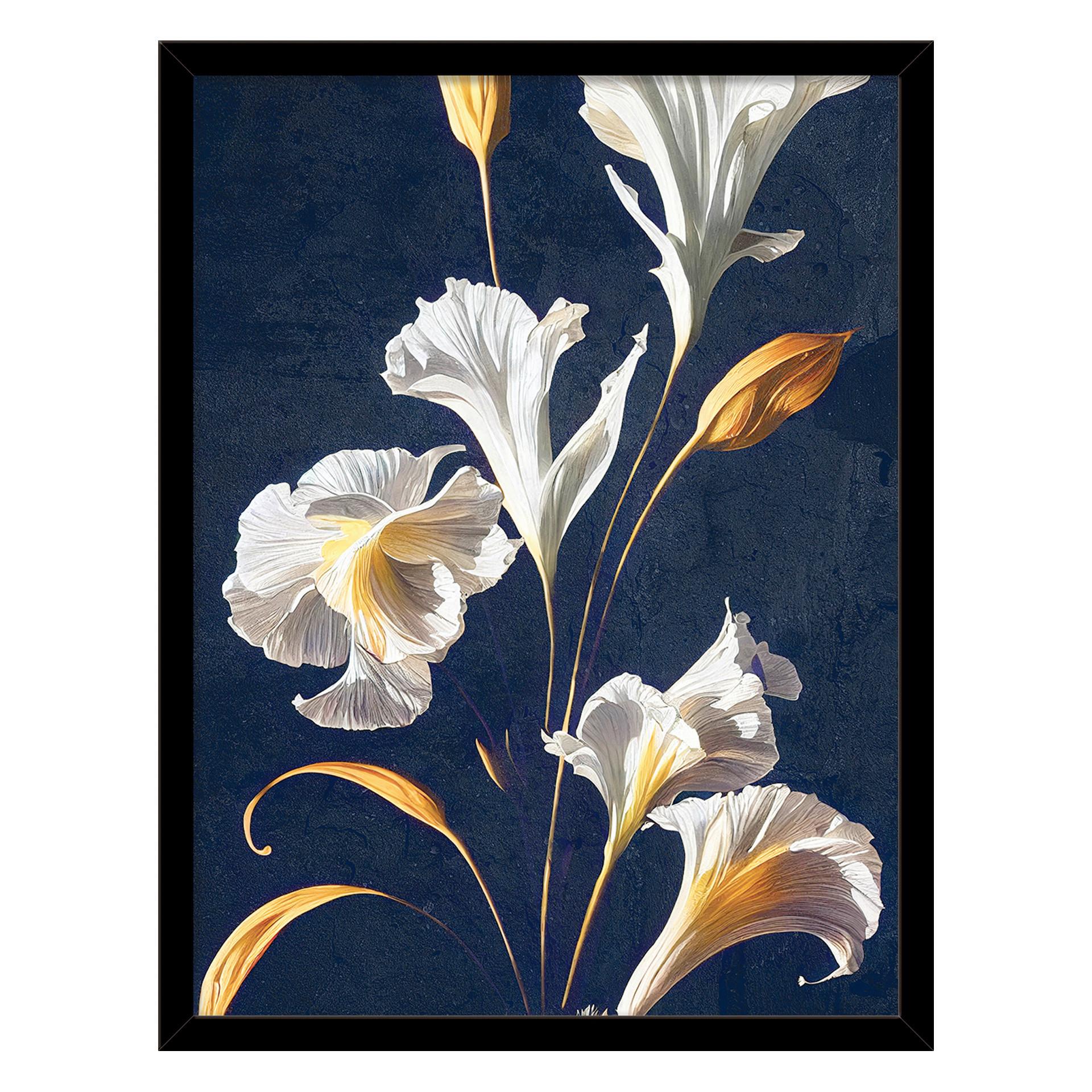 OBRAZ VOUS I - bílá/oranžová, kompozitní dřevo/papír (30/40cm) - Mömax