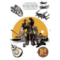 Dekosticker 14025h - Gelb/Schwarz, LIFESTYLE, Kunststoff (50/70cm)