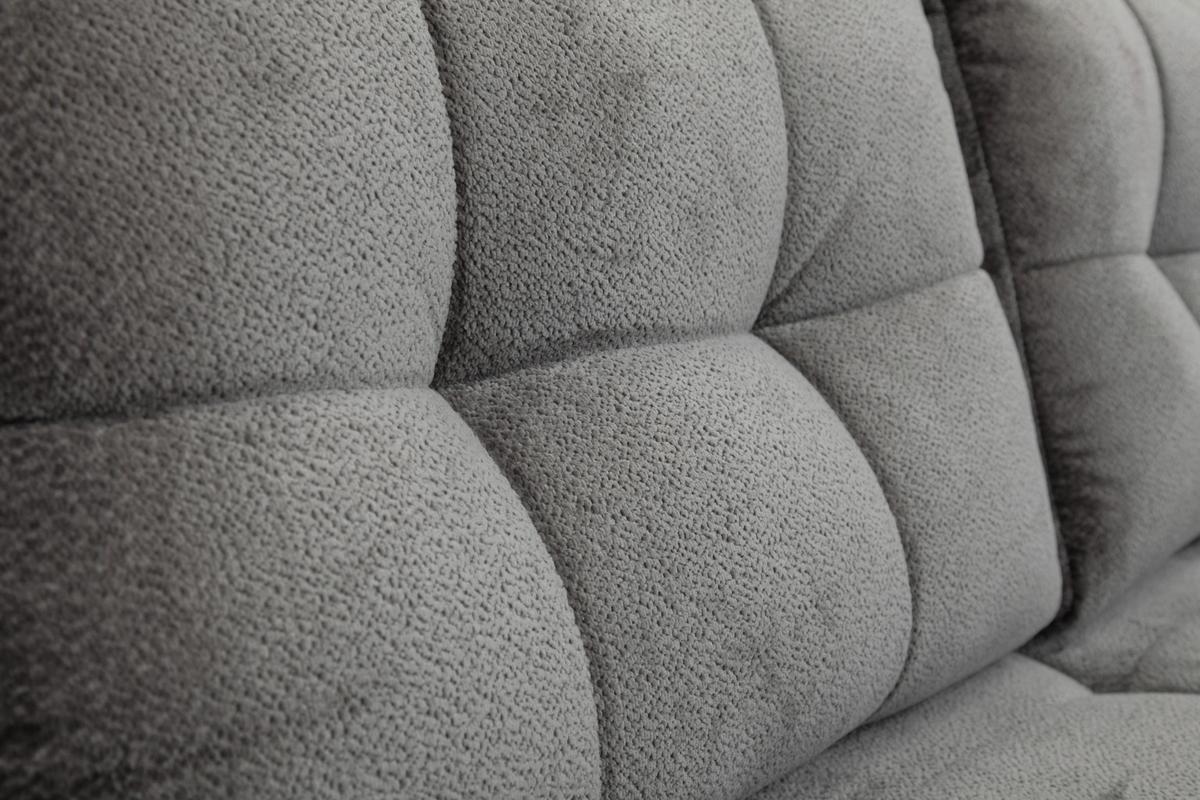 Schlafsofa Perla Graphitfarben B: 203 cm - Schwarz/Graphitfarben, KONVENTIONELL, Textil (203/94/96cm)