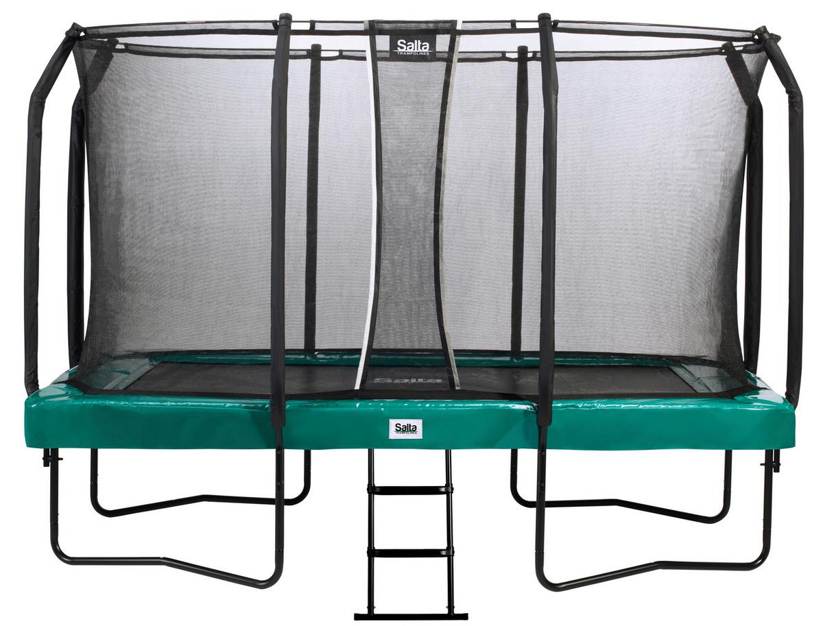 Trampolin 5375g - Grün, KONVENTIONELL, Metall (214/366cm) - Salta