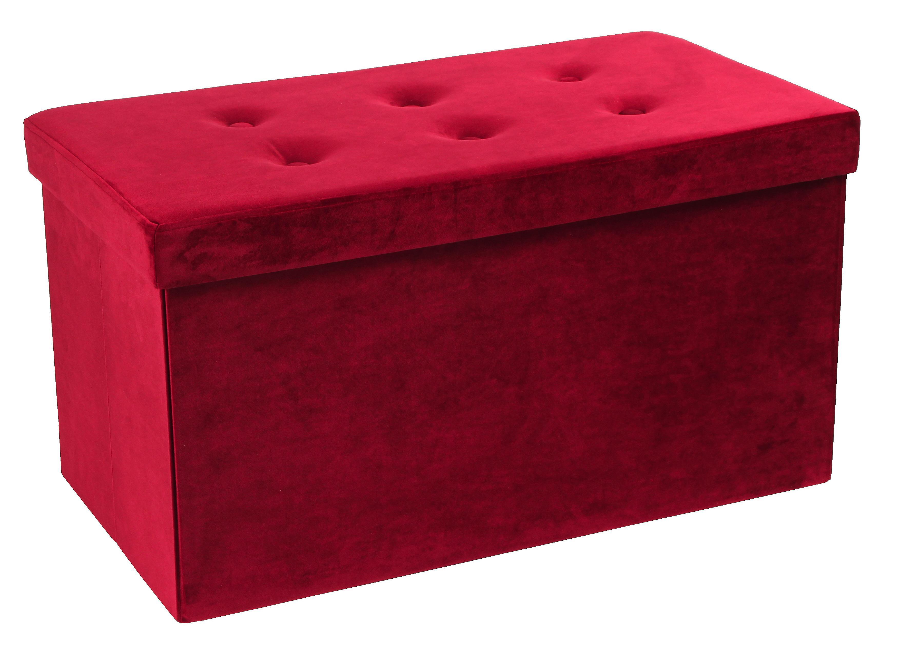 Sitzbank Velvet B: 70 cm Rose - Rosa, MODERN, Holzwerkstoff/Textil (70/38/38cm)