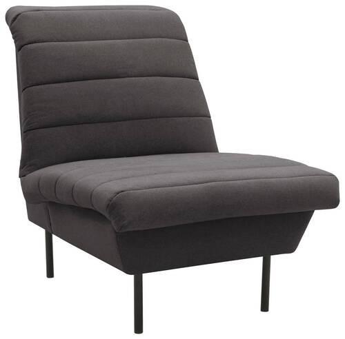 Sessel Looks Ix - Anthrazit/Schwarz, Design, Textil (72/92/103cm) - LOOKS by W.Joop