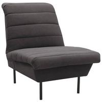 Sessel Looks Ix - Anthrazit/Schwarz, Design, Textil (72/92/103cm) - LOOKS by W.Joop