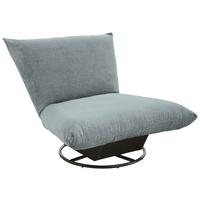 Relaxsessel Cremona Hellblau B: 100 Cm - Schwarz/Hellblau, Design, Textil (100/78/96cm) - Livetastic