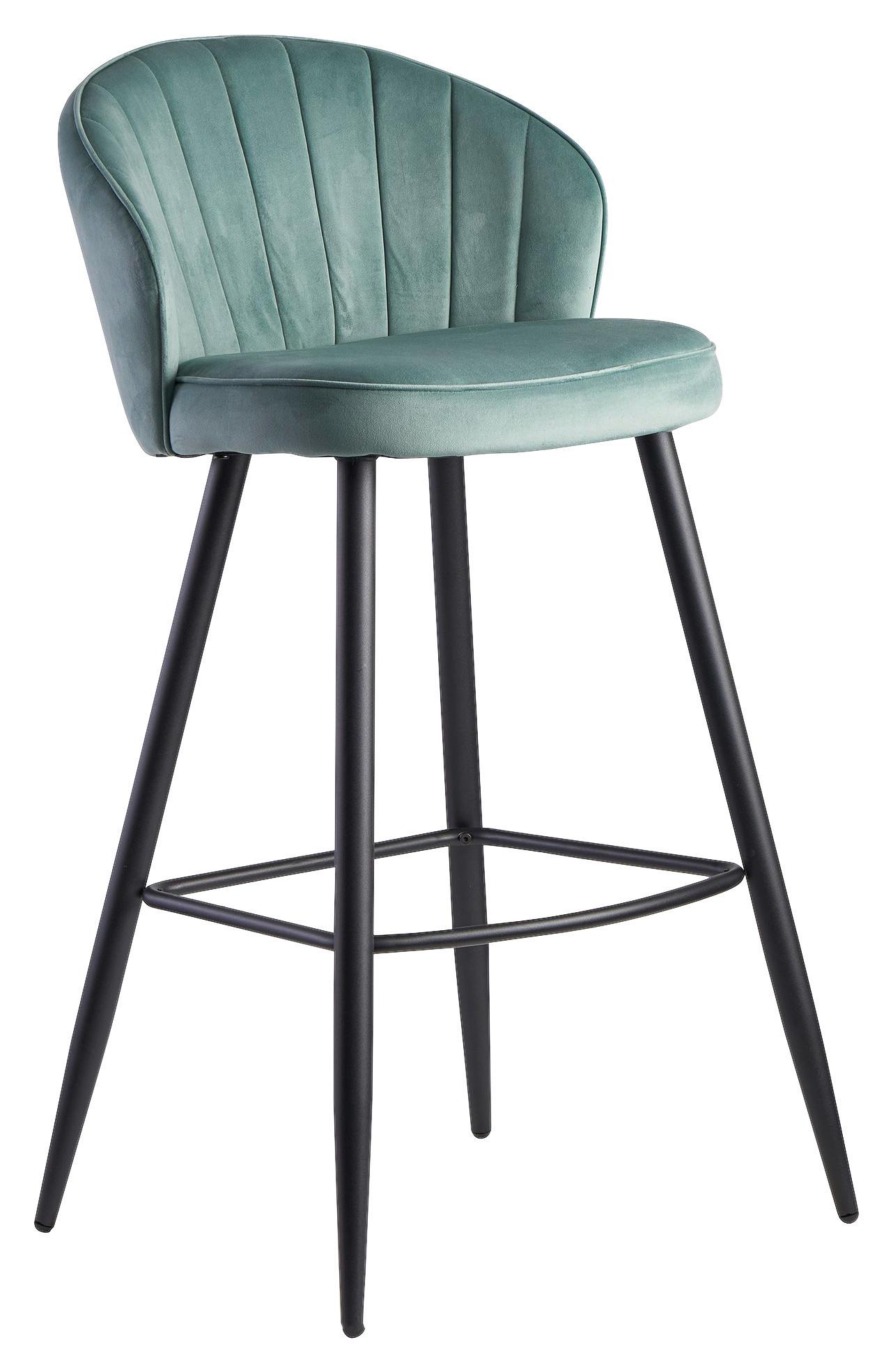 Barhocker Mit Lehne Wohnling Hellgrün