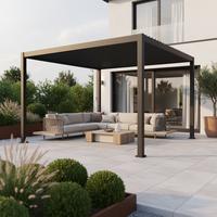 Pergola PERGOLA BASIC 300X360CM - antracitová, Basics, kov (360/240/300cm) - Gardenson