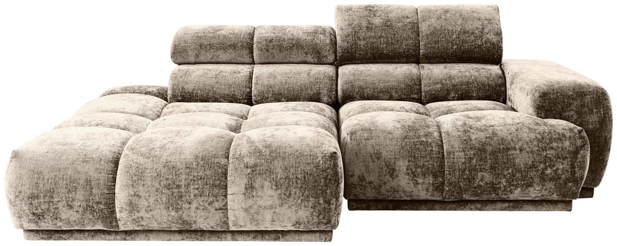 Ecksofa Chani Taupe, Schenkel: 150x239 cm - Taupe, MODERN, Textil (150/239cm) - MID.YOU