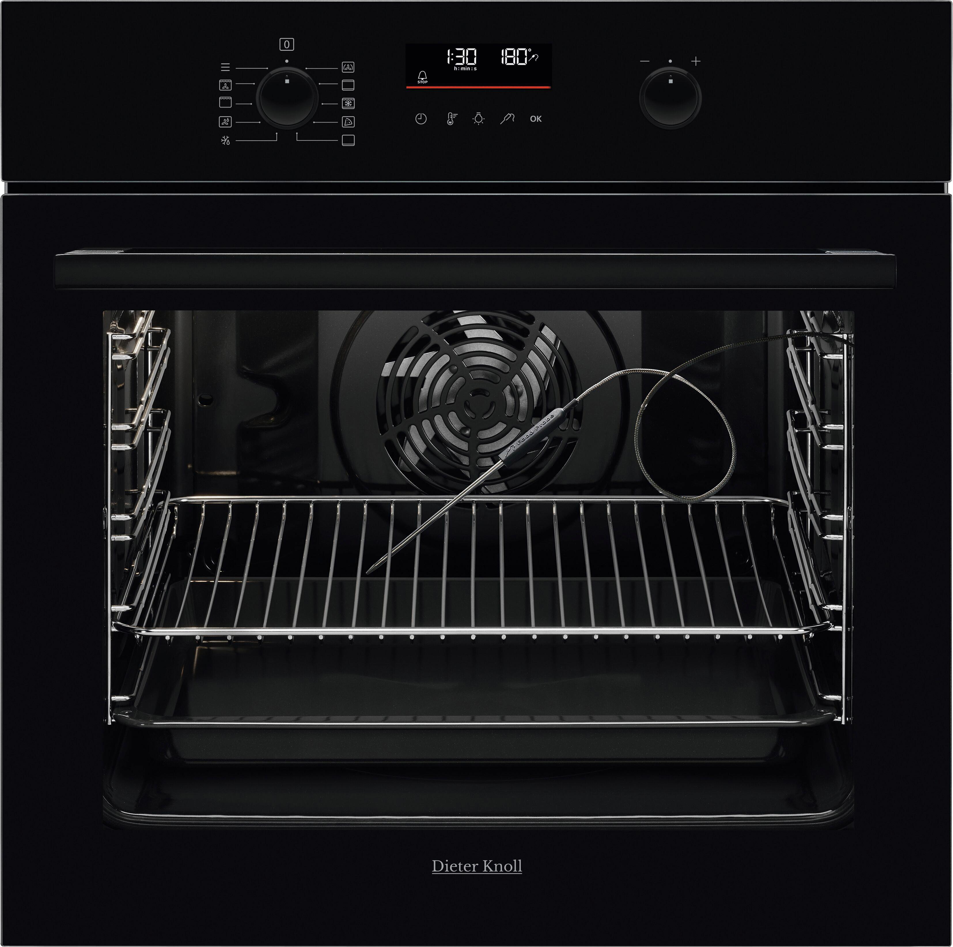 Vstavaná rúra DKP37903BK - čierna, Basics, kov/sklo (59,4/59,4/56,9cm) - Dieter Knoll