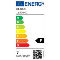 LED žárovka 7 Watt, E27 - kov/sklo (9,5/14cm) - Globo