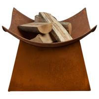 Feuerschale Sam - Cognac, MODERN, Metall (49/49/38.5cm)