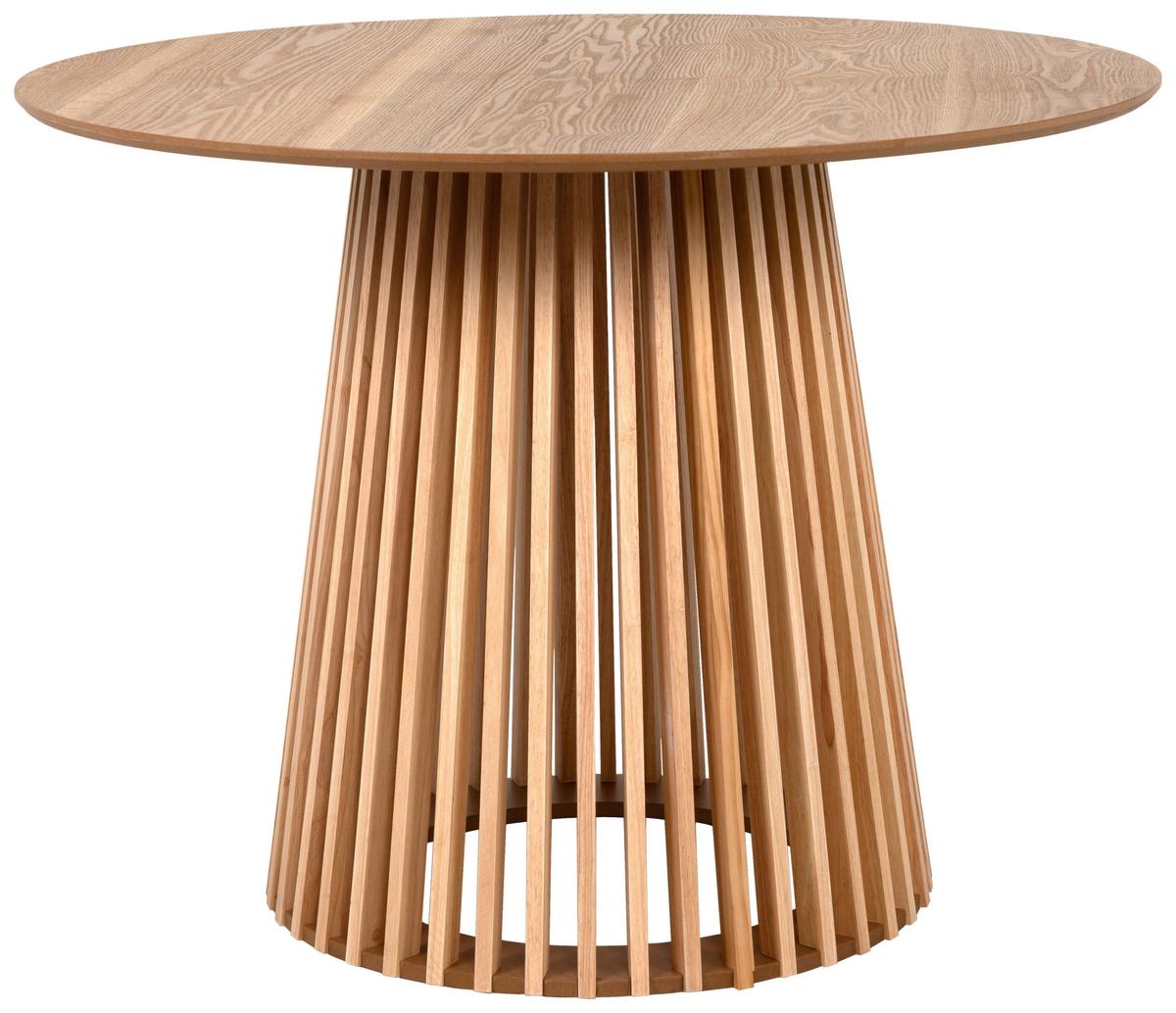 Esstisch Garle 81a Naturholz, B: 100cm - Basics, Holzwerkstoff (100/100/75cm)