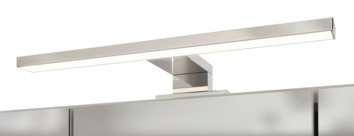 Spiegelschrank Pienza mit Led 3-Türig, Weiß - Weiß, Basics, Glas/Holzwerkstoff (100/64/20cm) - Held